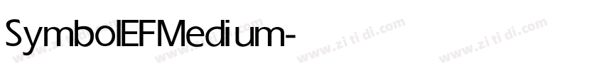 SymbolEF Medium字体转换 SymbolEF Medium字体转换